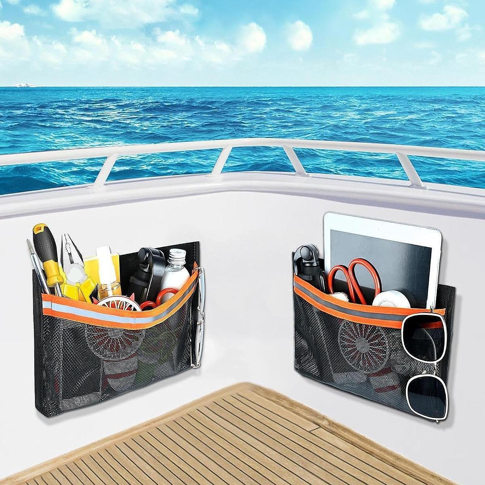 Boat Storage Mesh Bag Marine Storage Net Organizer