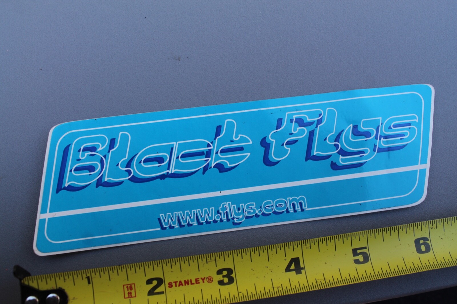 BLACK FLYS Sunglasses Eyewear Blue White OG Punk BF2 Vintage Surfing STICKER
