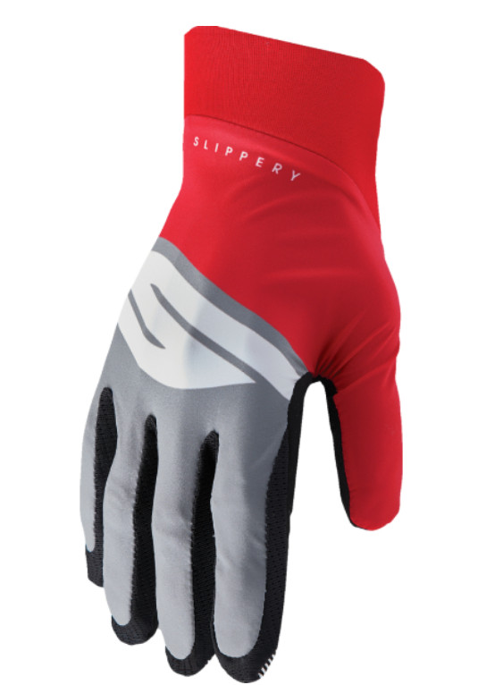 SLIPPERY FLEX LITE WATERCRAFT GLOVES PWC JET SKI BEACH BOAT RED/CHARCOAL MEN 2XL
