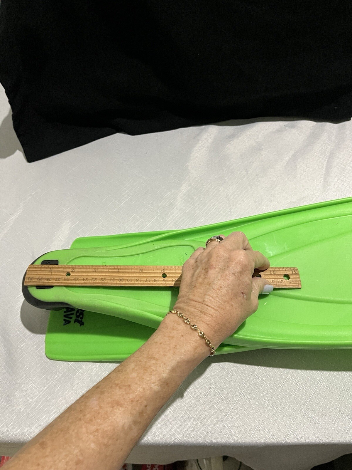 Sea Quest Brava Fins Lime Green 5.5 To 6.5 Size Child’s Find Made In Italy
