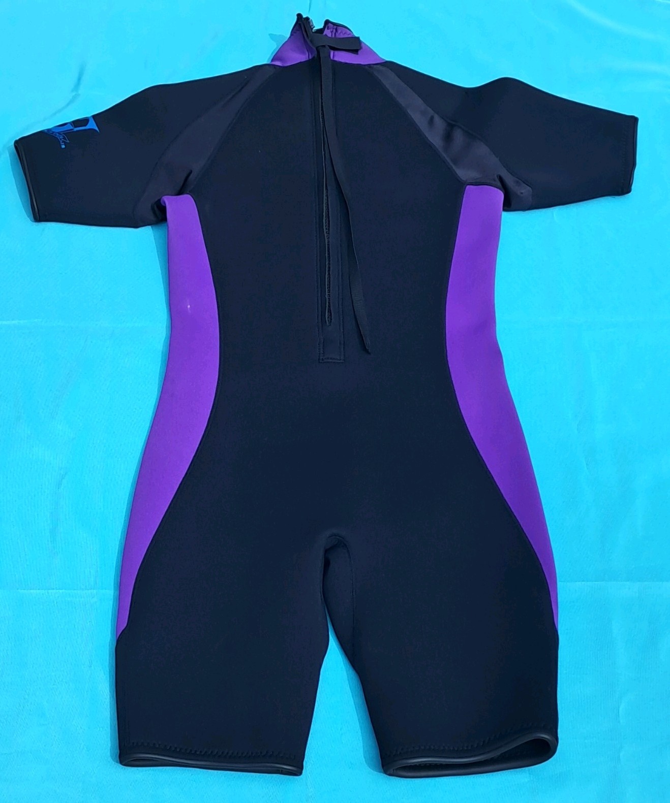 Stearns Woman’s Wetsuit Neoprene Shorty Black/Purple Size M Made in Thailand