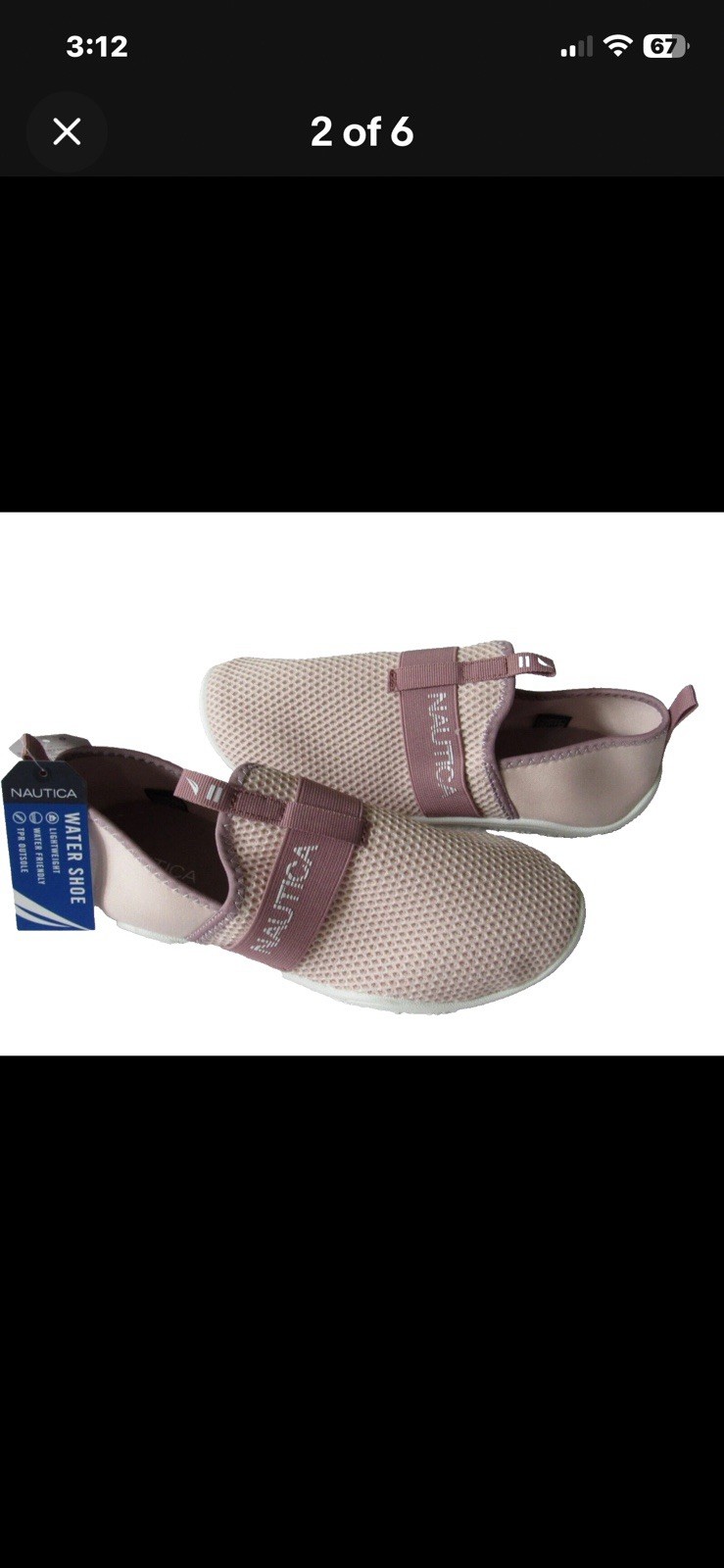 women’s Nautica water shoes size 6 NWT