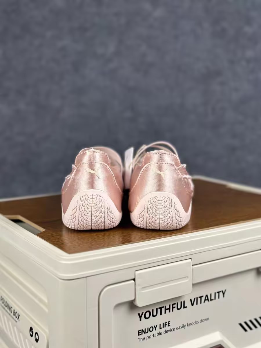 2026 Womens Speed Flat Pink Ballet Venus Mary Jane Pink Satin Ballet Flats