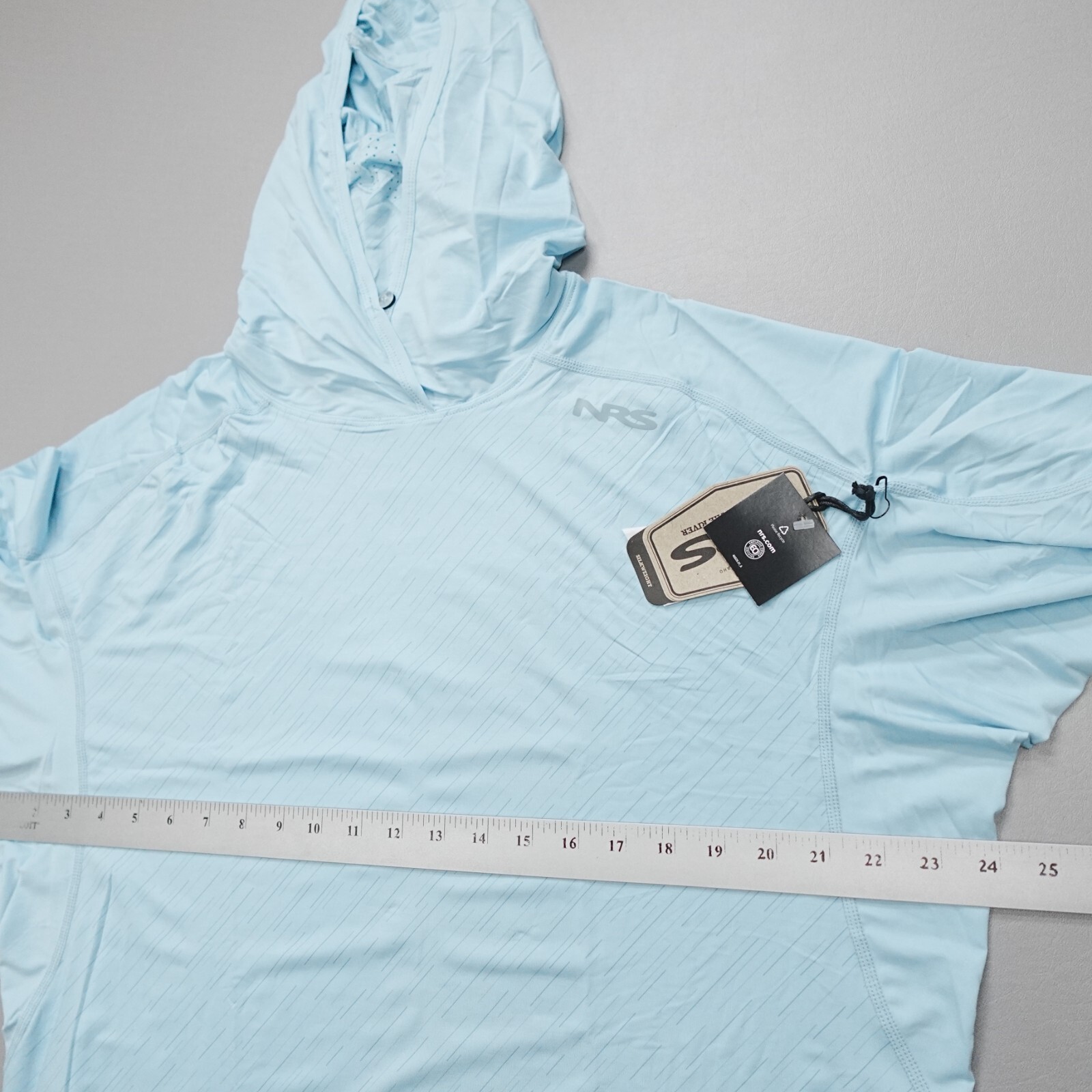 NRS Men’s Silkweight Varial Hoodie Poseidon Sea Angel 100% Recycled UPF 50+