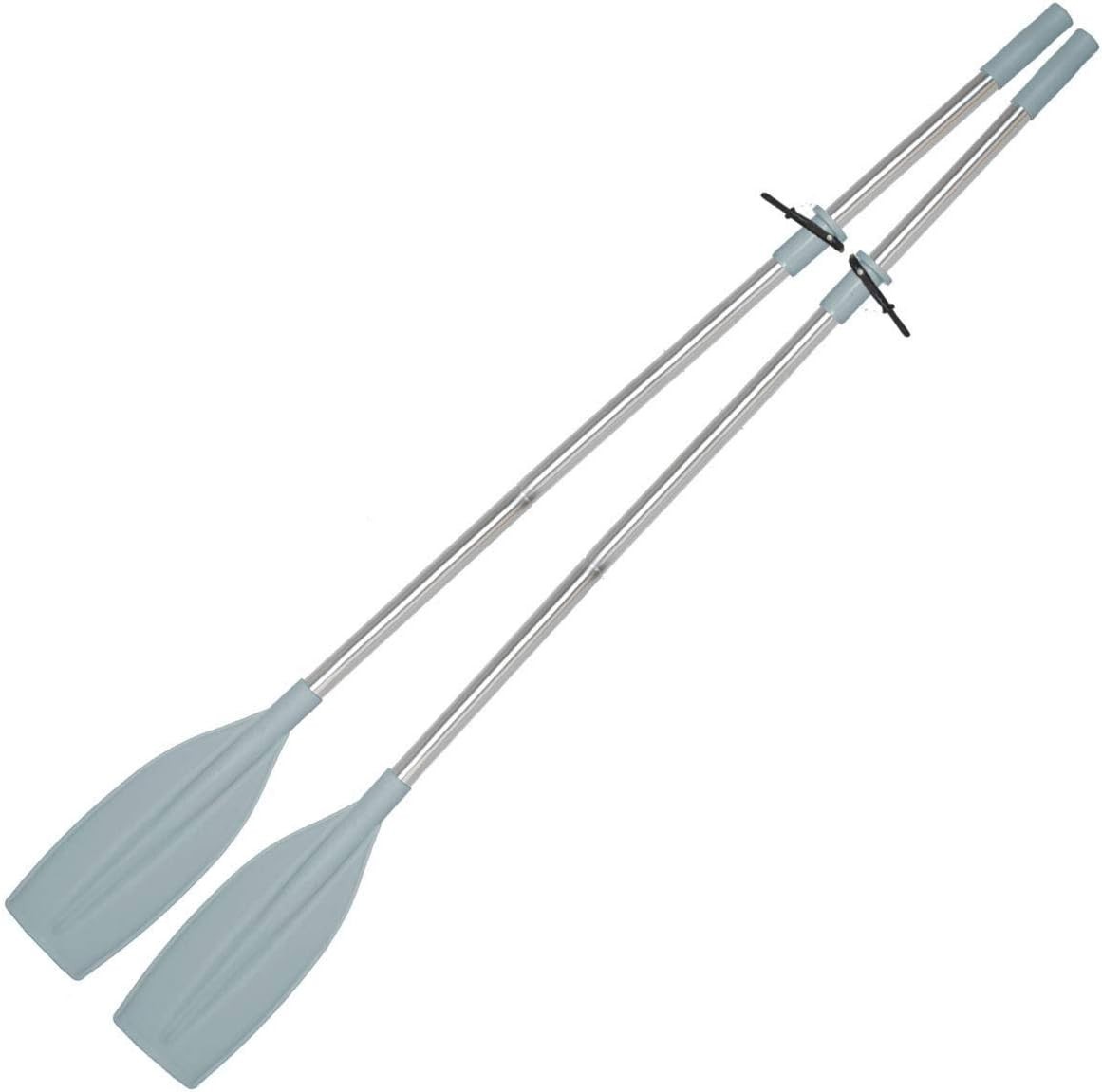 Heavy Duty Pair of Oars 78″ Long with Oar Locks, Split Shaft.