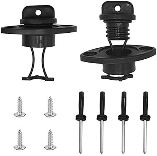 Kayak Drain Plug Kit Boat Scupper Plugs Thread Bung for Kayak Canoe Boat with…