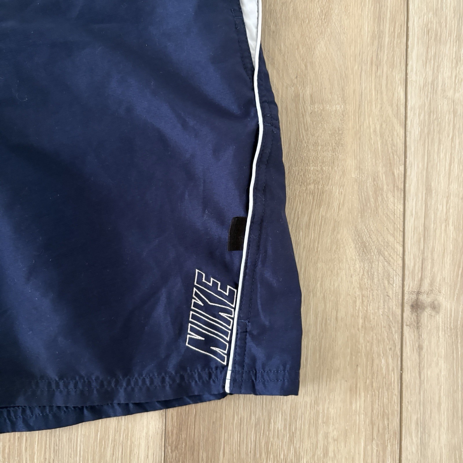 Nike Men’s Swim Trunks Navy Blue Size Large L Drawstring Mesh Lined