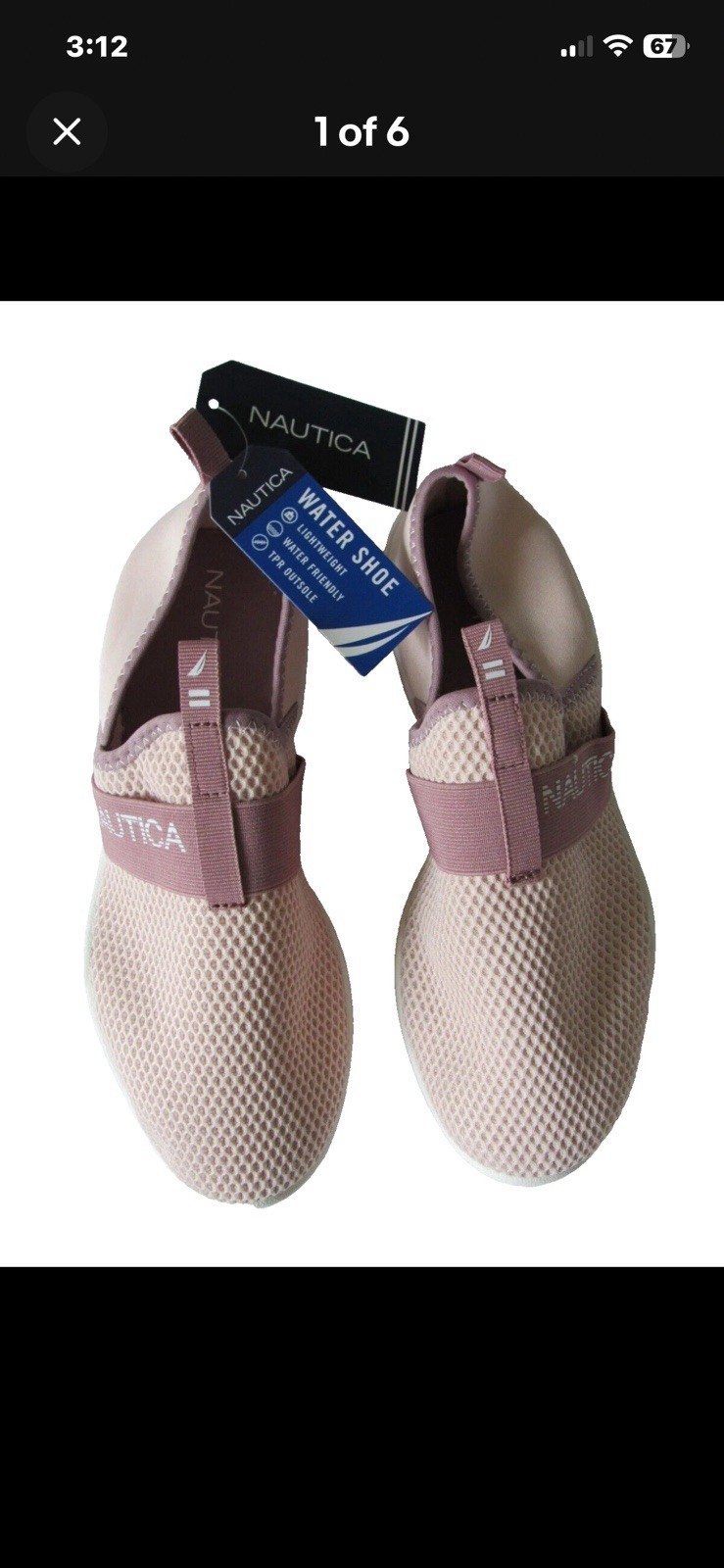 women’s Nautica water shoes size 6 NWT