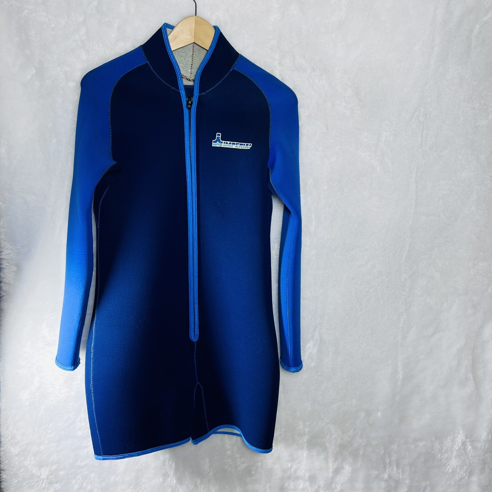 Imperial Wet Suit 2 Piece Jacket Pants Vintage Scuba Diving Snorkel Long Sleeve