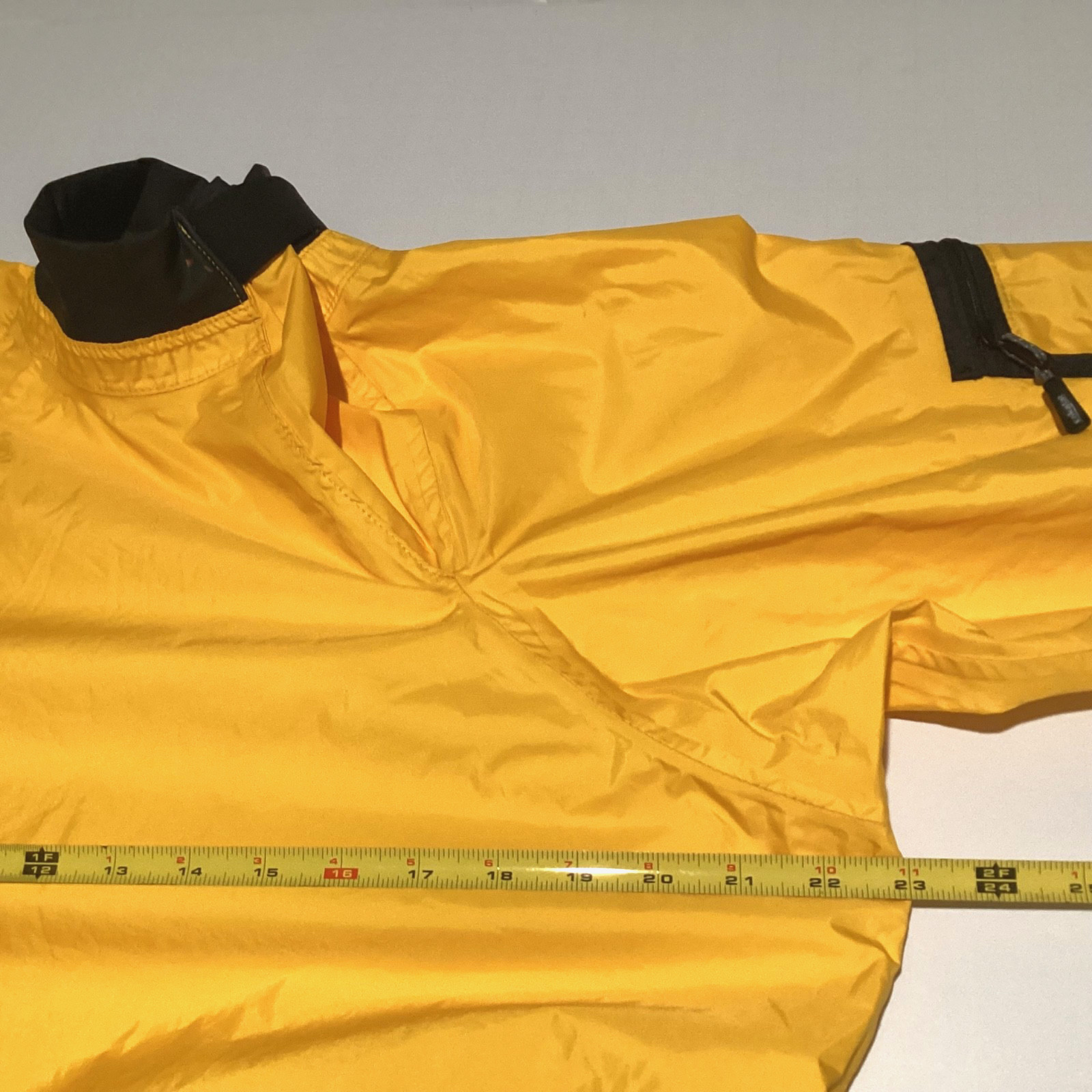 Kokatat Dry Top Womens Small Kayak Paddling Jacket Nylon Yellow Made In USA