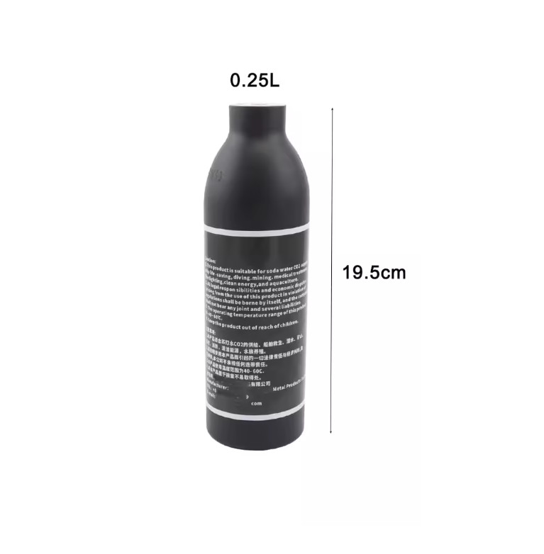PCP 300BAR 4500PSI Tank Aluminum Co2 Cylinder High Pressure Air M18x1.5 Thread