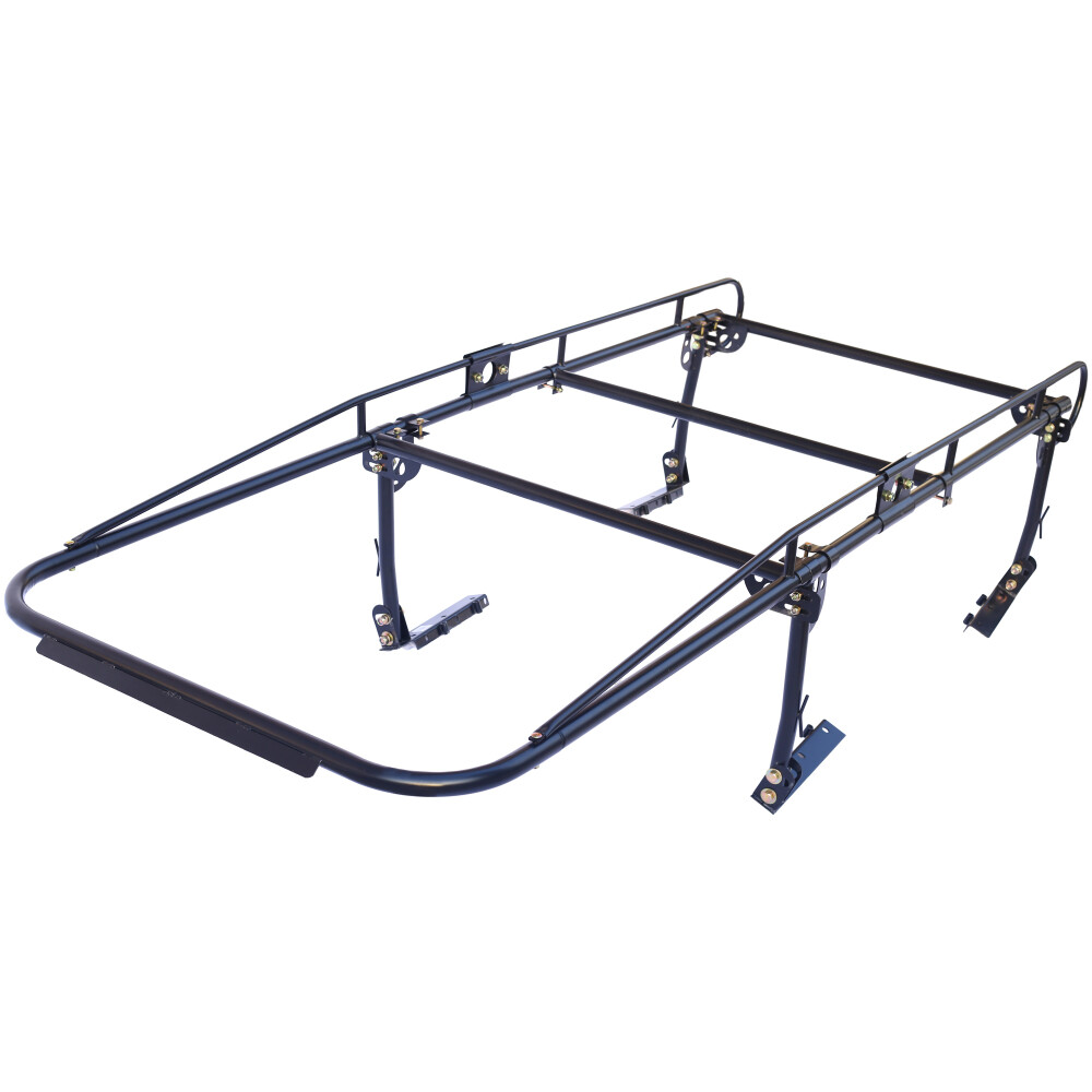 1000 LBS Adjustable Truck Contractors Rack Ladder Pickup Kayak Lumber Rack Side