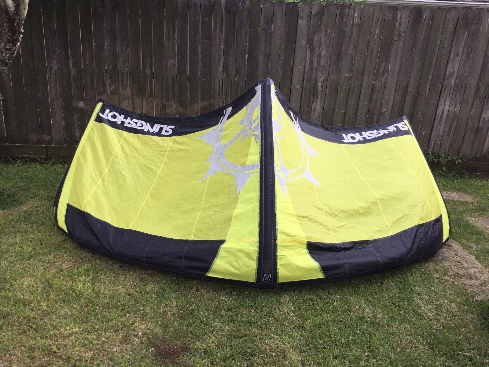 Slingshot Rally 8 meter SLE Kitesurfing Kite Excellent!