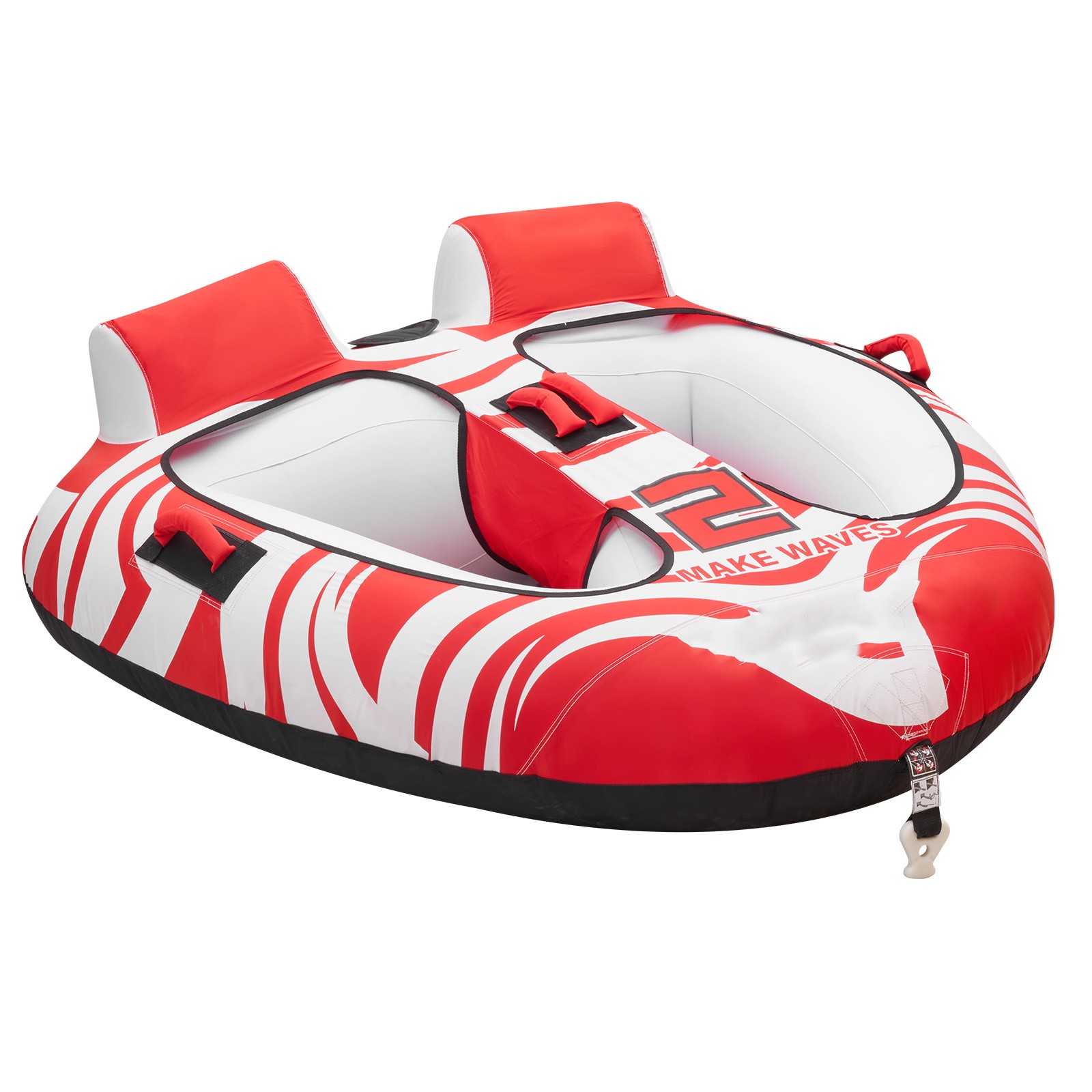 Uimoso Towable Tubes for Boating, 2-Person Inflatable Water Sports Equipment