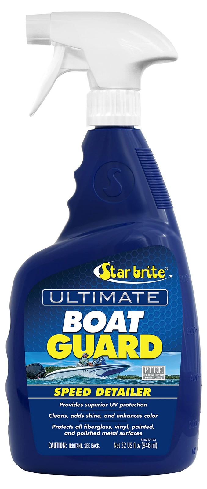 STAR BRITE Boat Guard Speed Detailer & Protectant 32 Fl Oz (Pack of 1), blue
