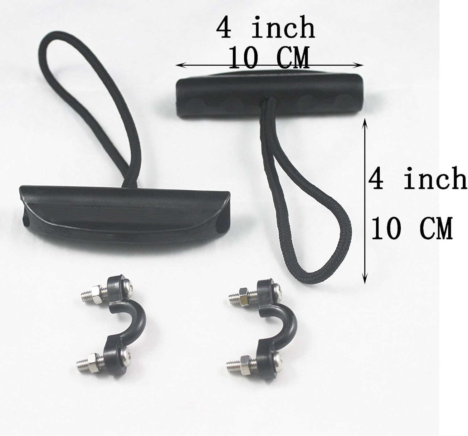 Lot 2 Kayak Carry Handle Pull Handle T-Handle with Cord and Pad Eyes