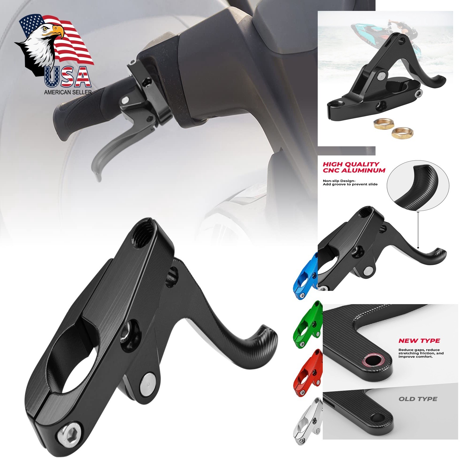 KEMIMOTO Finger Throttle Jet Ski Black