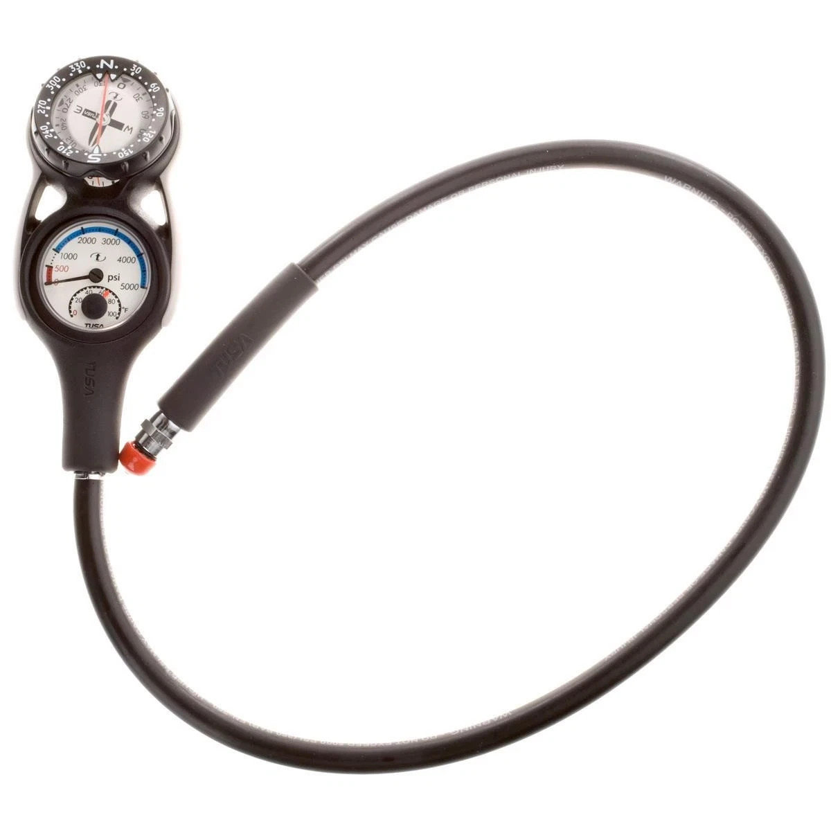 TUSA Compass, Pressure Analog Scuba Diving 2 Gauge Console 36″ Hose SPG SCA-270U