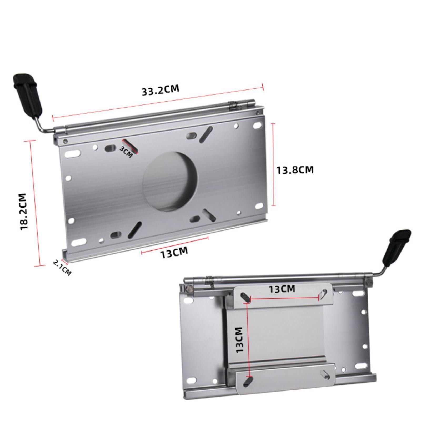 Boat Seat Mount Plate Seat Mounting Base Bracket Spare Part Accessory Attachment