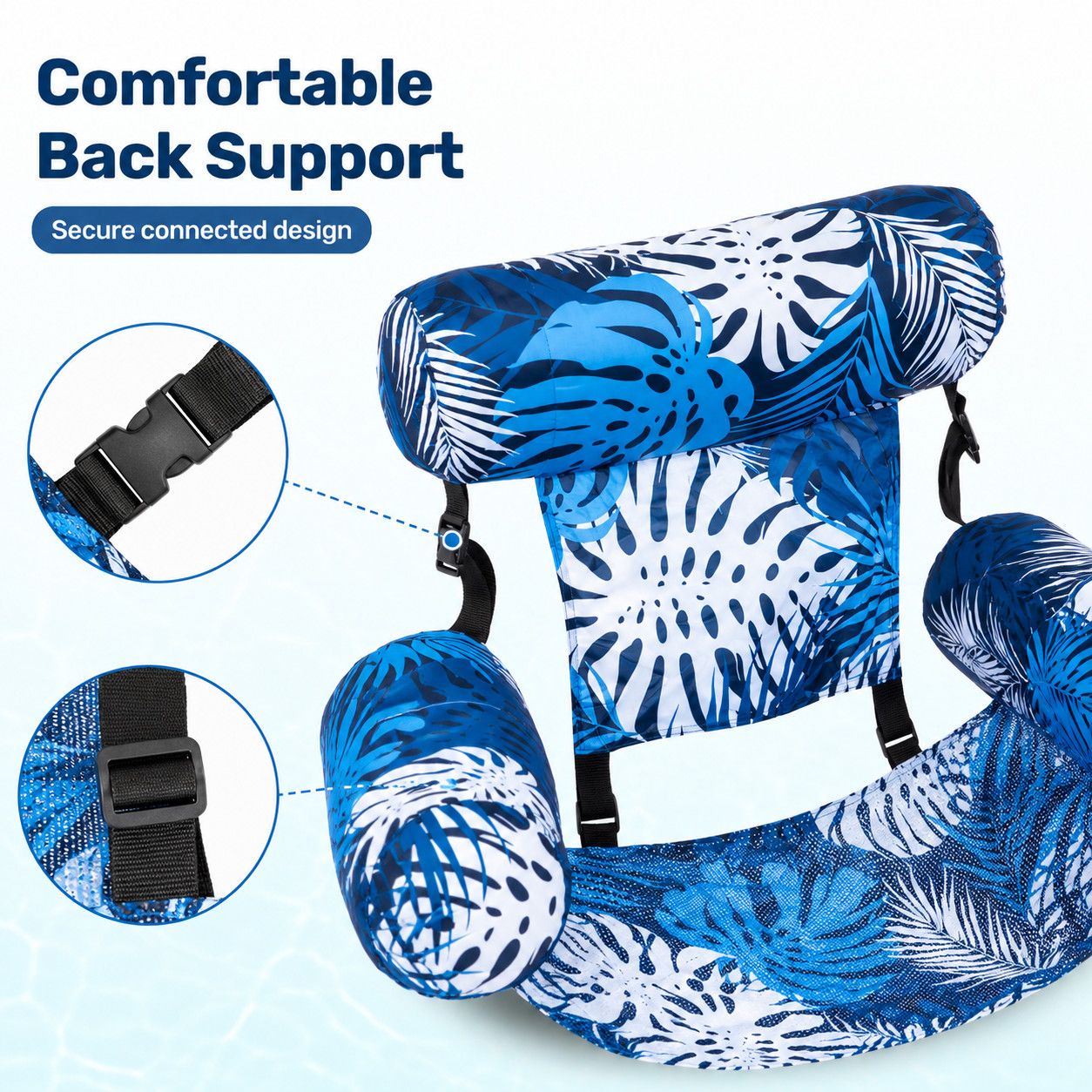 3/2 Packs Inflatable Pool Float Hammock Chairs Lounge Summer Water Fun US