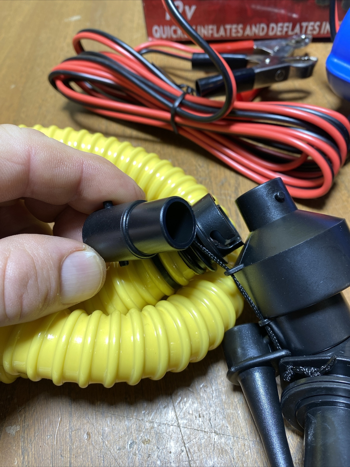 OVERTONS High Pressure PUMP Inflator & Deflator 12V MARINE AUTO BOAT