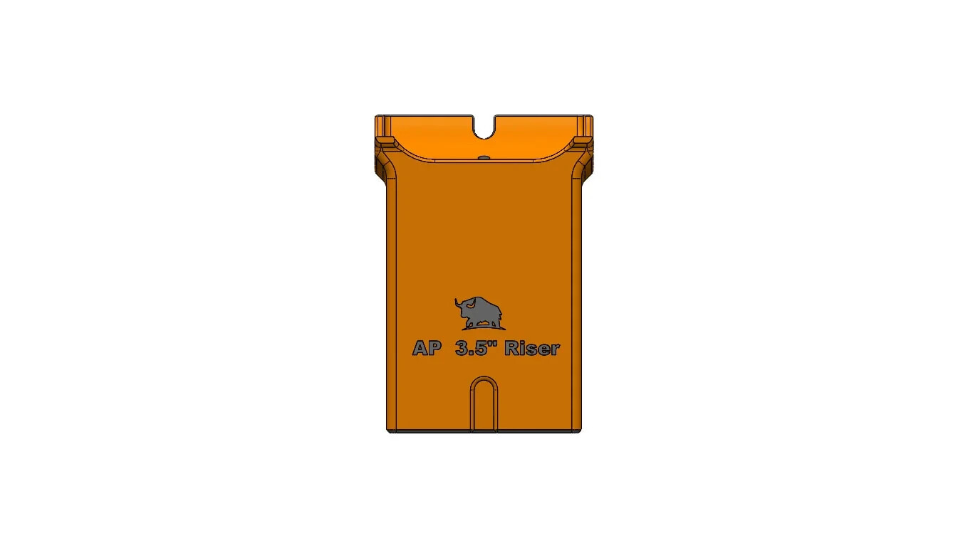 Old Town Sportsman Autopilot 3.5″ ORANGE AP Rear Seat Riser Kit by YAK Hobby