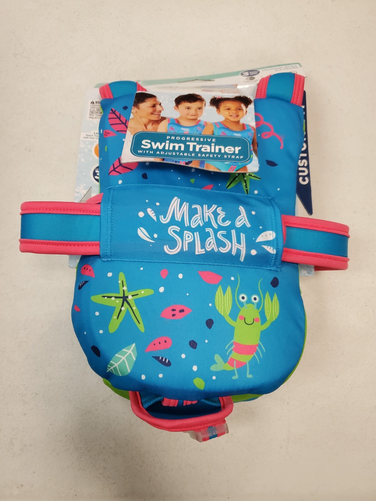 Aqua Swim School Progressive Swim Training Vest Level 3 Ages 3-5 (6231-R9P1b)