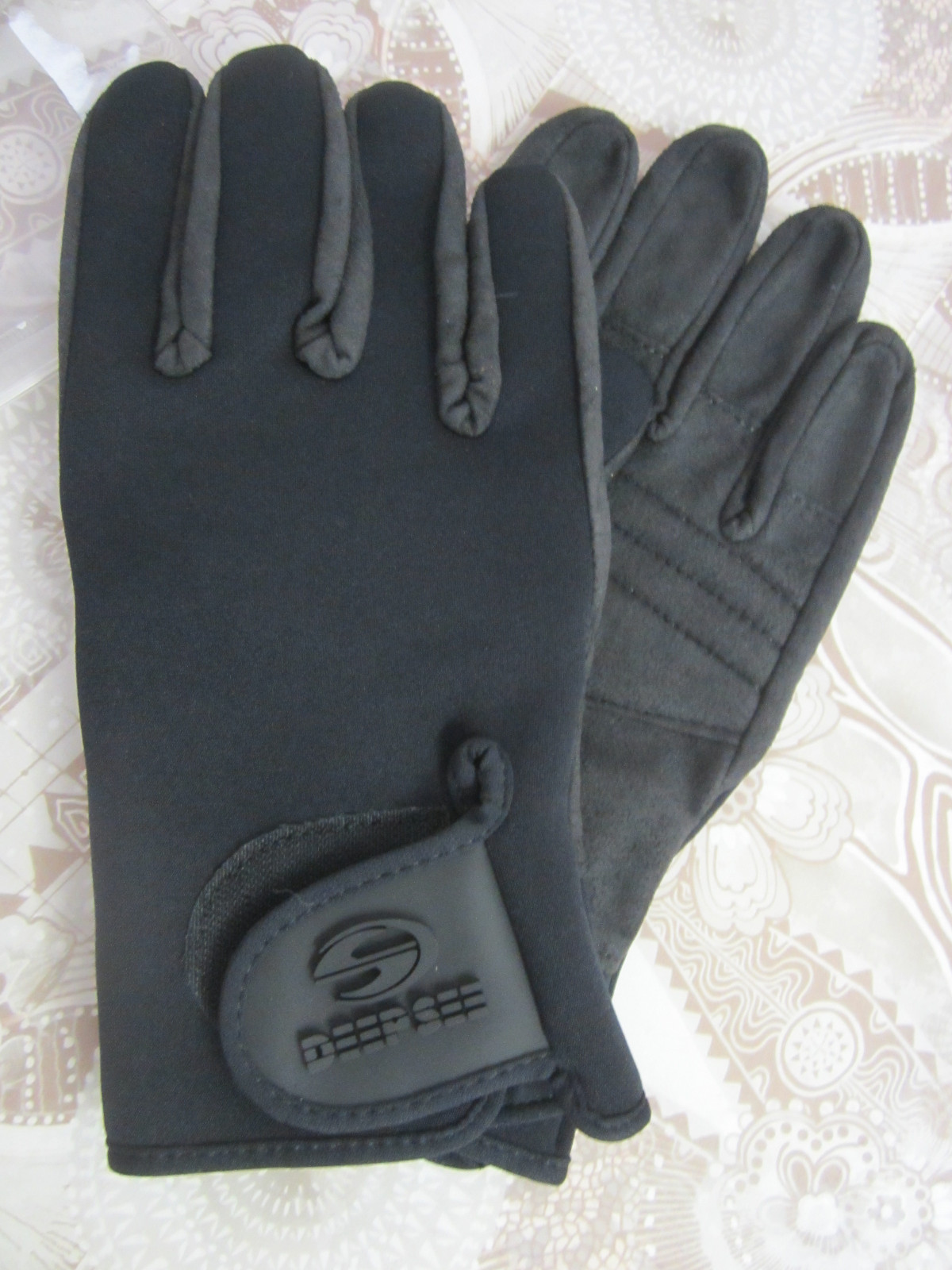 Deep See Innovative Watersports Equipment Admiral Black/Black Gloves