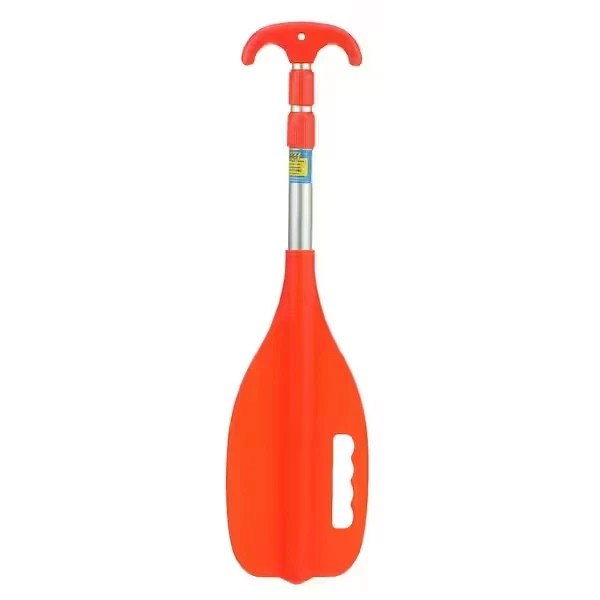 72 in. Telescoping Paddle – Orange Aluminum Adjustable Boating Oar, Lightweight.