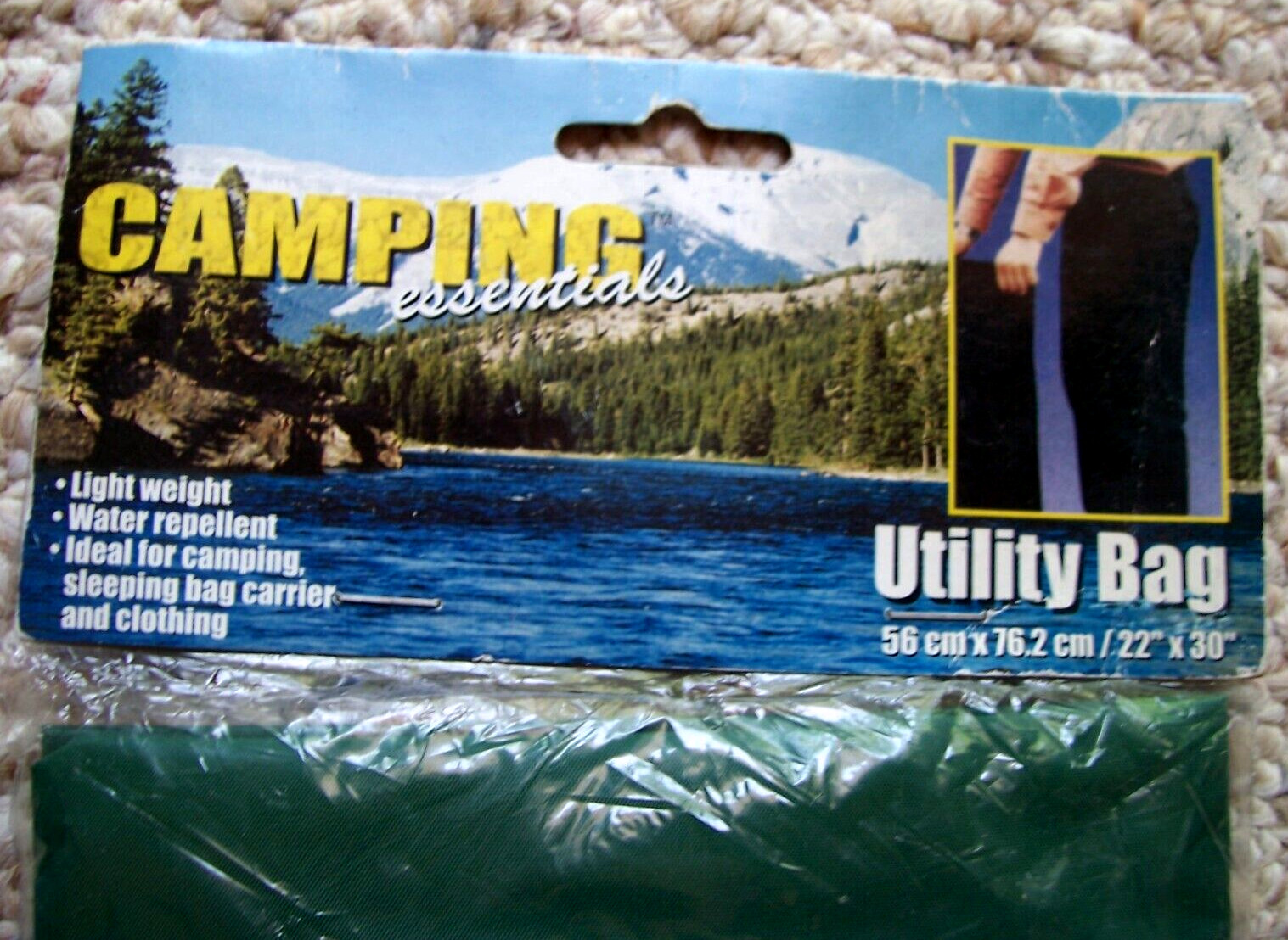 Camping Utility Bag Water Repellent Gear Camping Kayaking Storage Bag 22″ x 33″