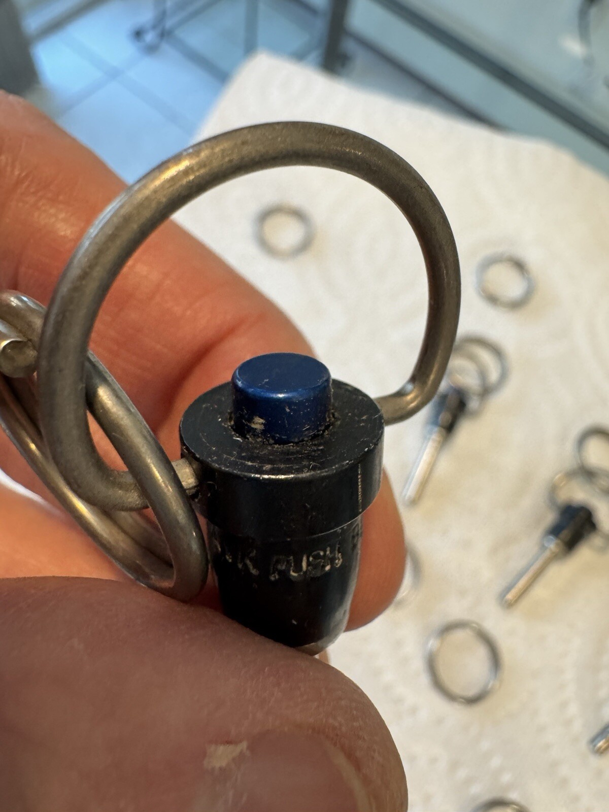 Replacement For Hobie. 5 Quick Release Pins, 3/16″ x 3/4″ + Rings . Item # 20311