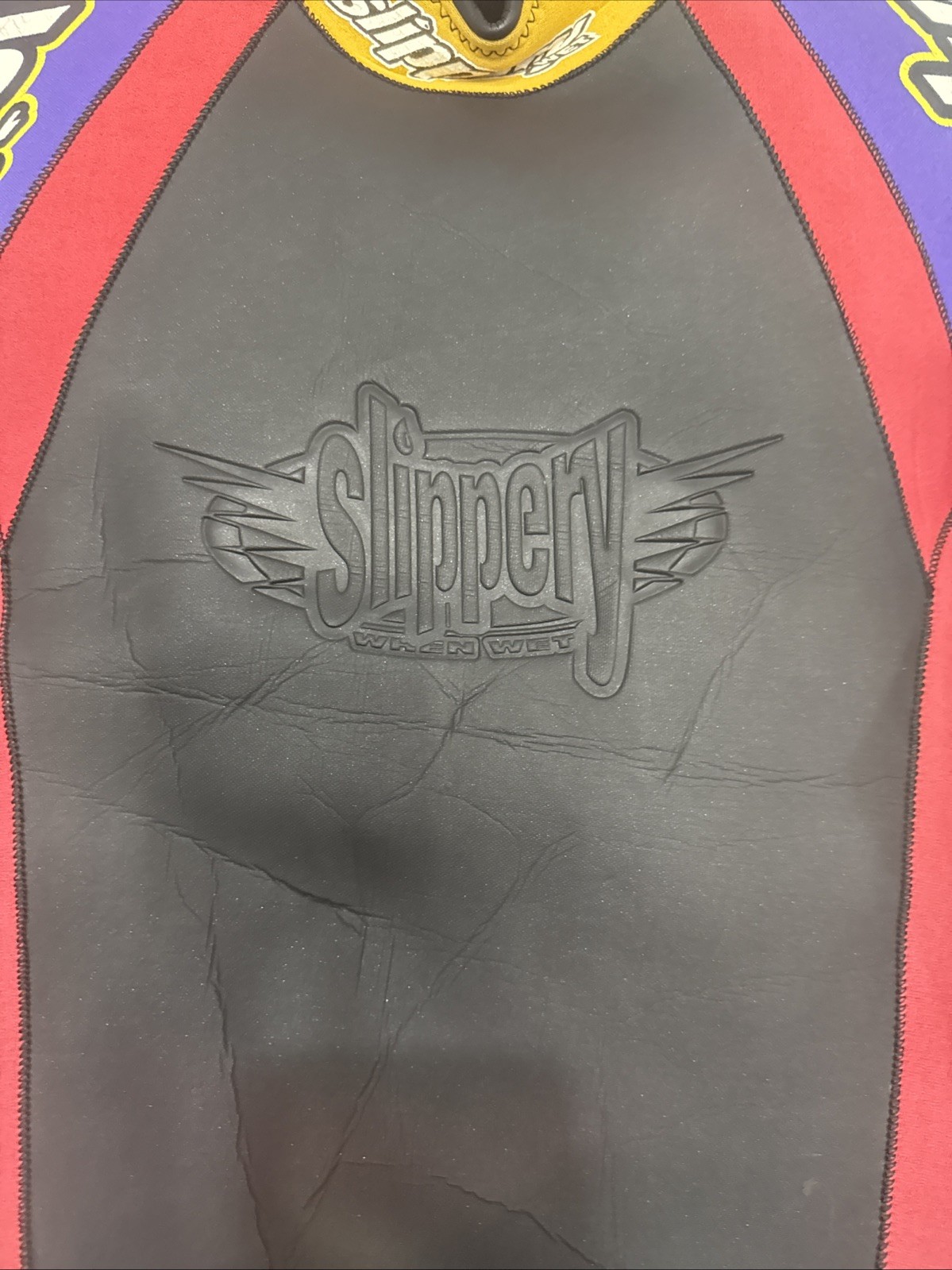 Vintage Slippery When Wet Wetsuit Dominator Titanium Size XL W Heater Top