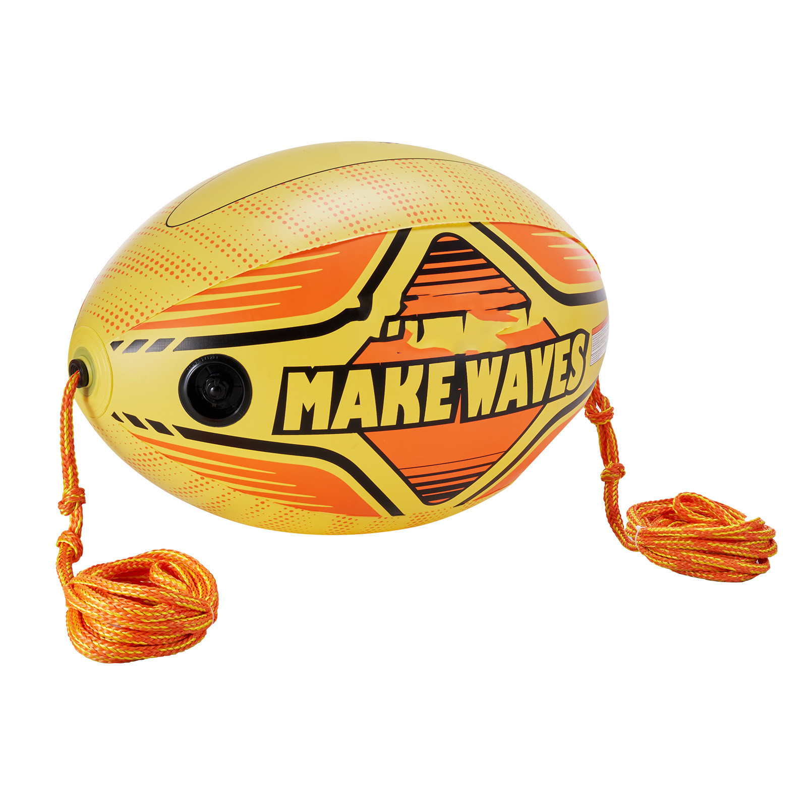 Towable Tube Booster Ball PVC Ball for Boating & Water Sports w/PE Tow Rope