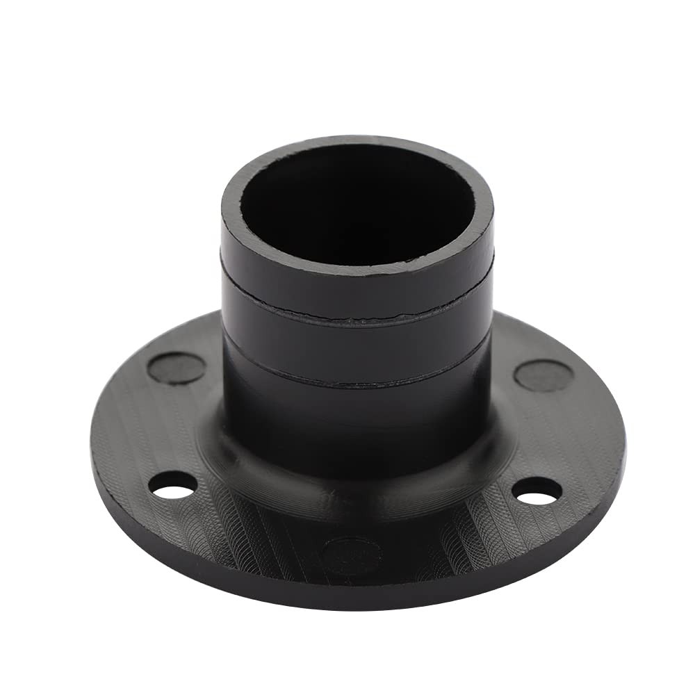 VTurboWay 2 Pcs Nylon 53 x 30mm Boat Floor Deck Drain Fit for Small, Black