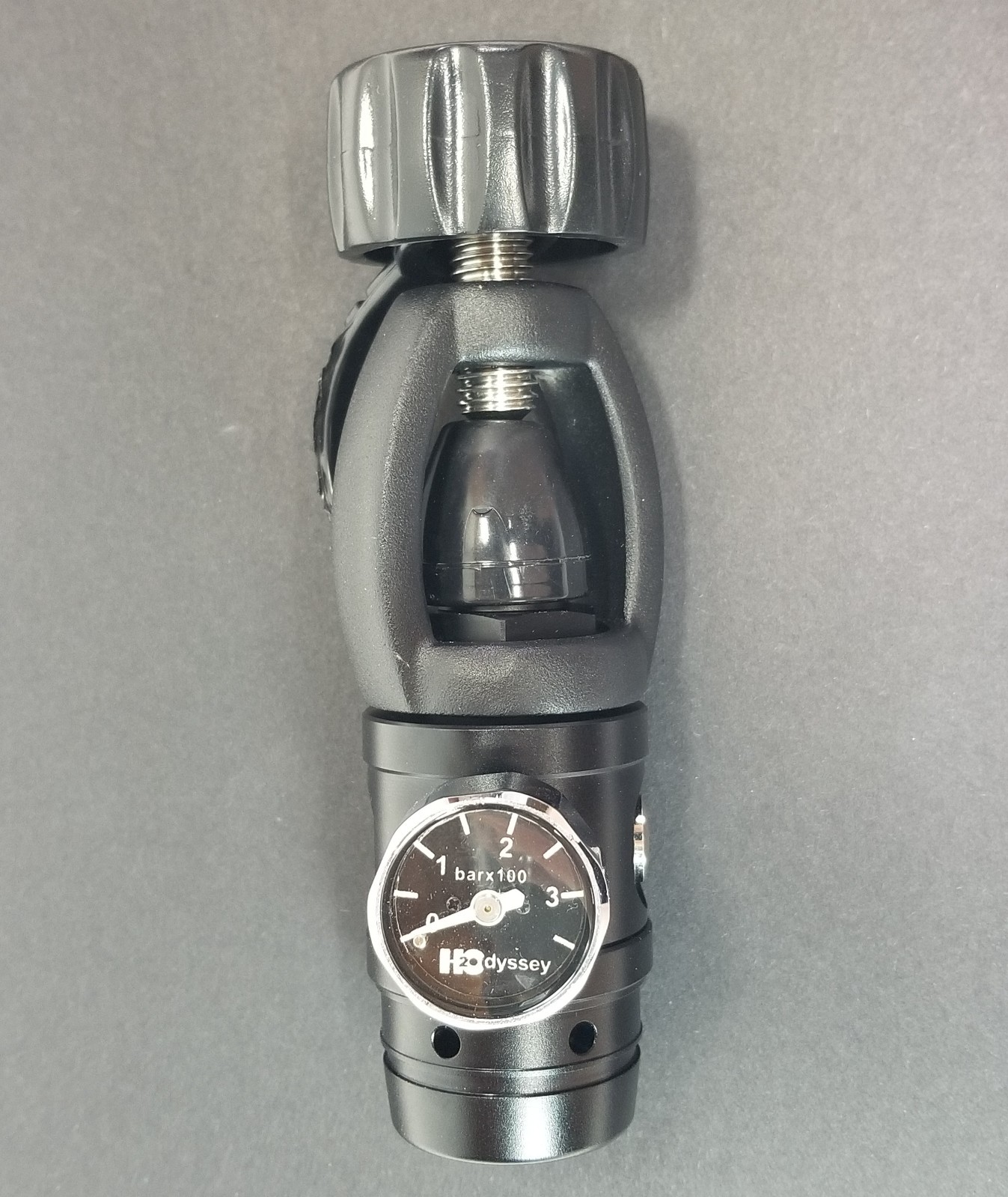 H2Odyssey 350 BAR Scuba Dive Pressure Gauge SPG Pony Bottle 1st Stage Mini