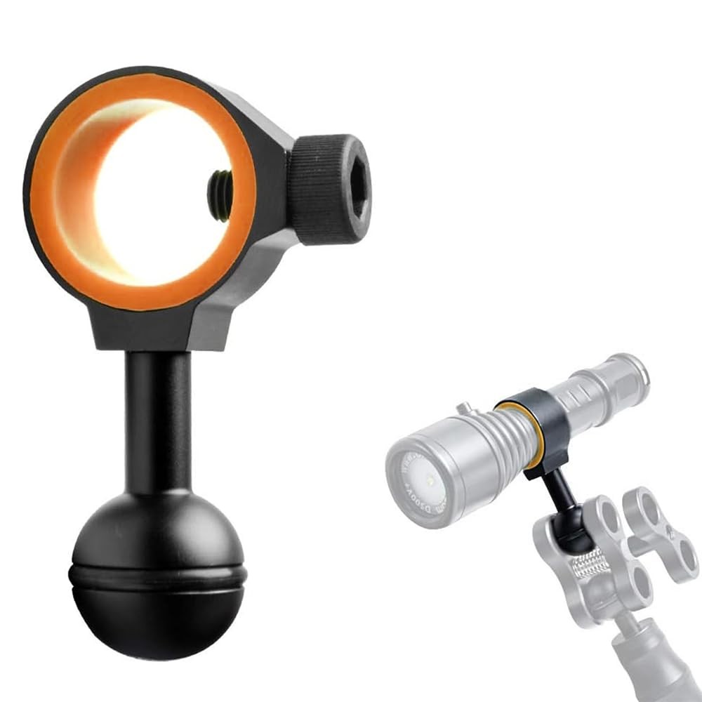 ORCATORCH ZJ18 New Universal Ball Joint Bracket Diving Torch Photography Vide…