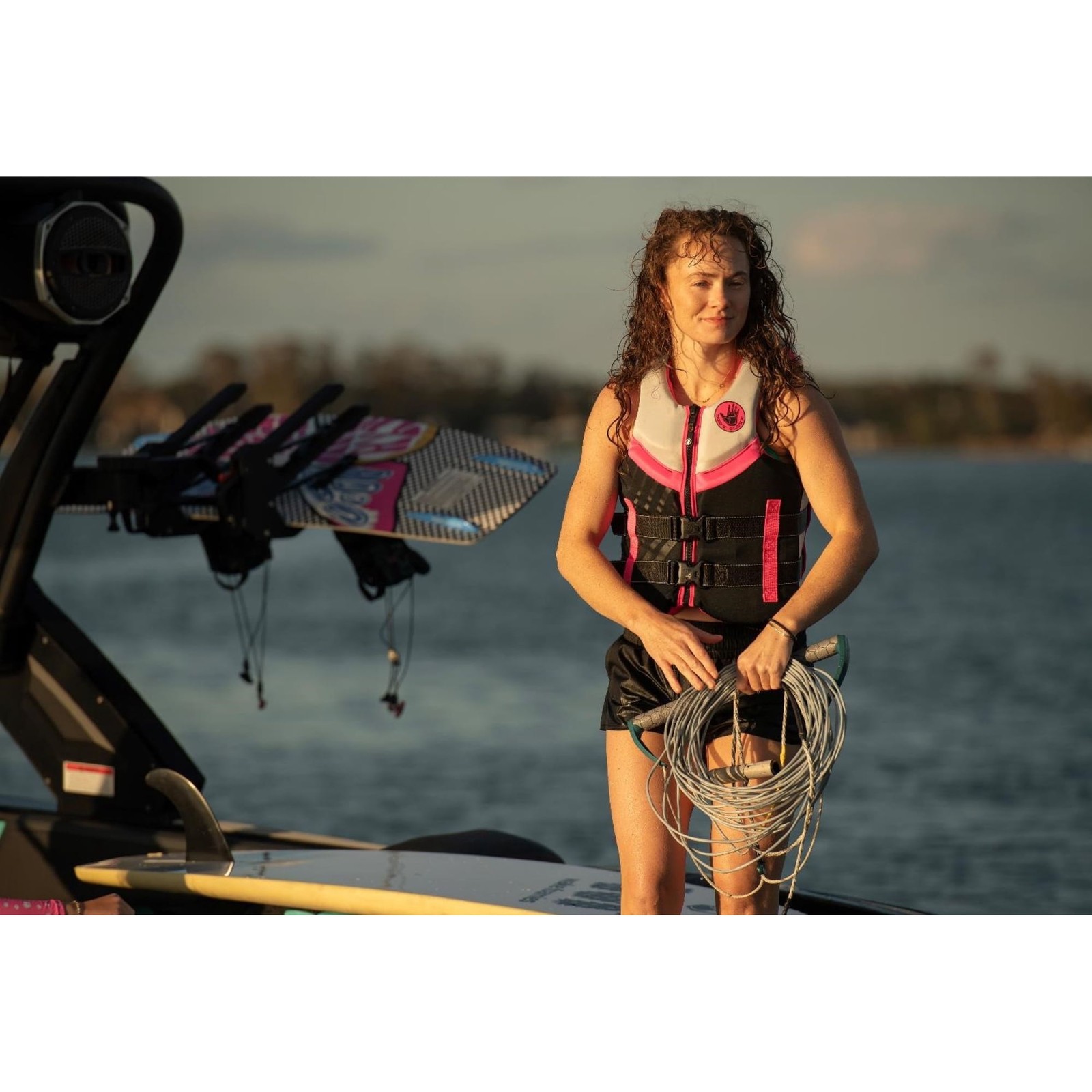 Body Glove Women’s Adult Neoprene PFD Life Jacket and Vest, Pink