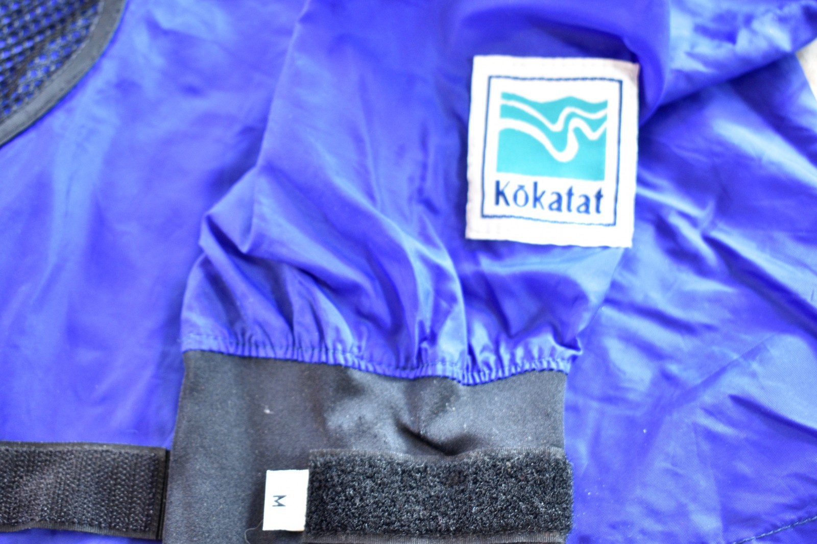 Kokatat Paddling Jacket Splash Top Dry Blue Kayak Canoe Pocket Pullover Women M