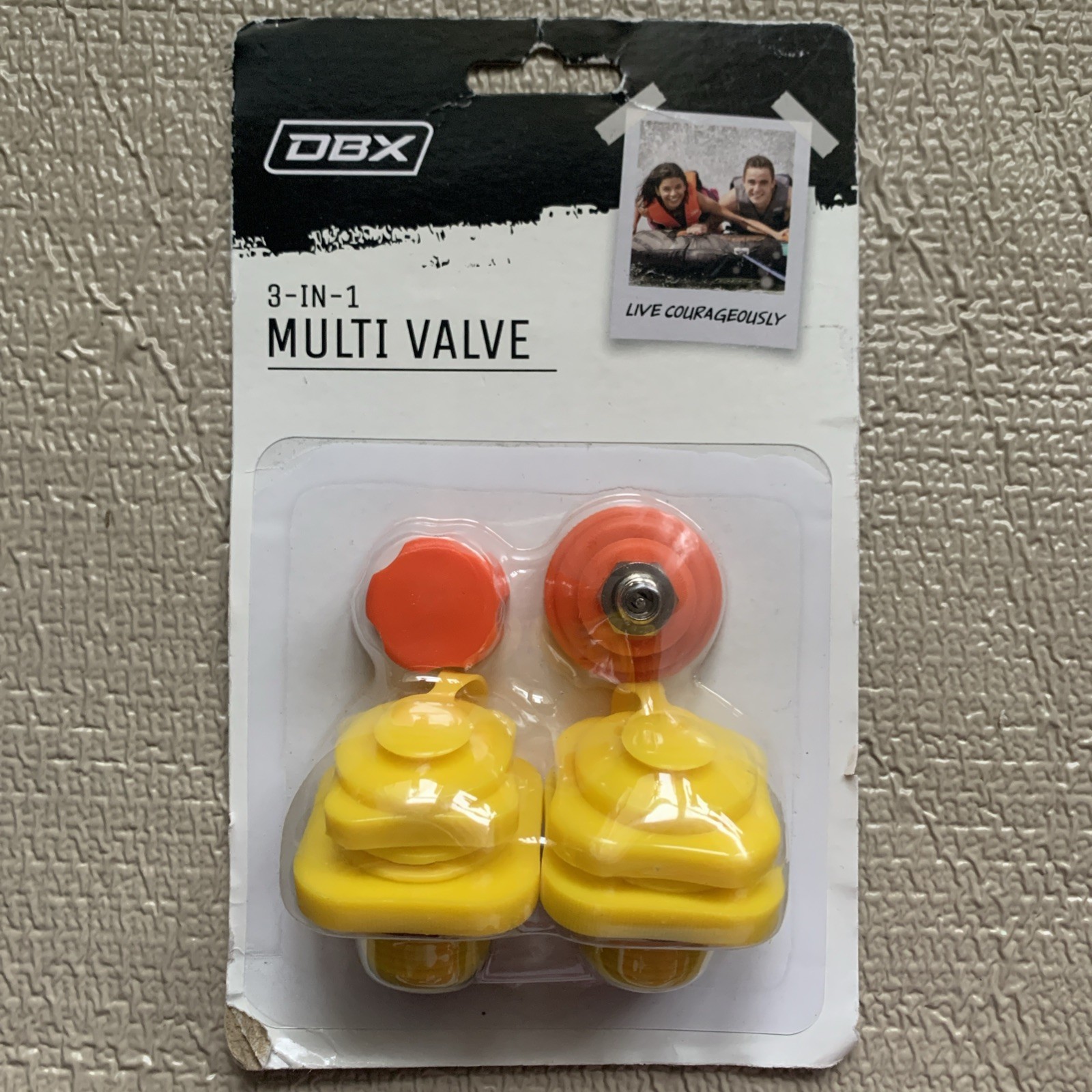 DBX 3-IN-1 Multivalve For Inflatable Boats Rafts Kayaks and Towable Tubes New
