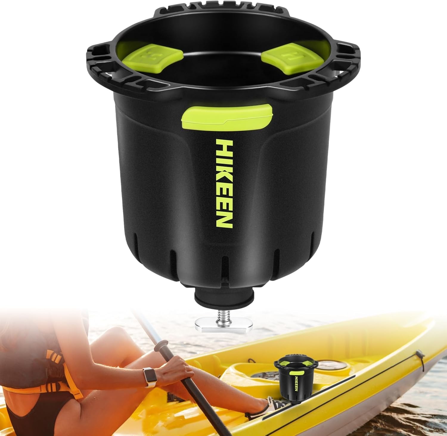 1/2PCS Kayak Cup Holder w/Rubber Tab,MultiFunctional Cup Holder for Drink Holder