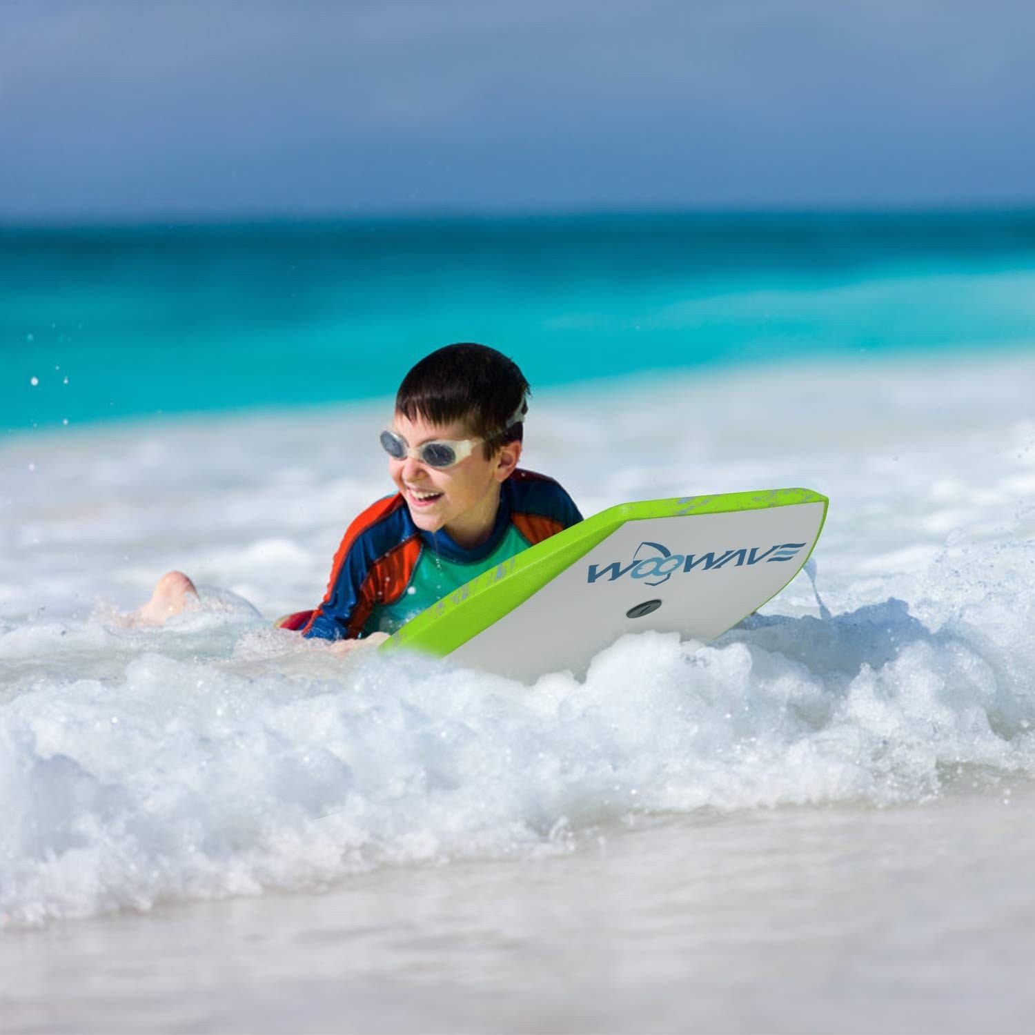 WOOWAVE Bodyboard 33-inch/36-inch/41-inch Super Lightweight Body Board with C…