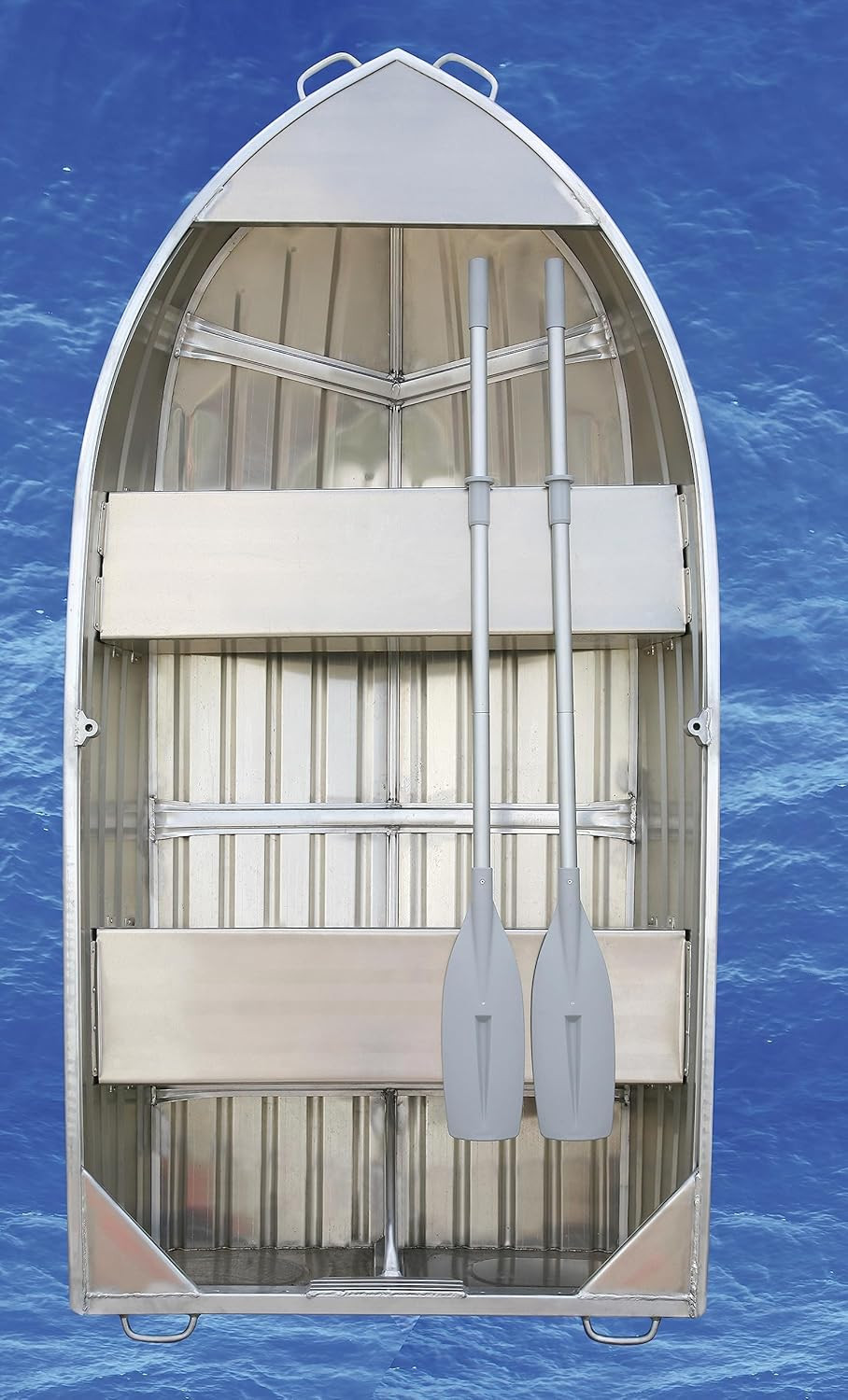 Oceansouth Heavy Duty Pair of Oars 78″ Long with Oar Locks, Split Shaft.