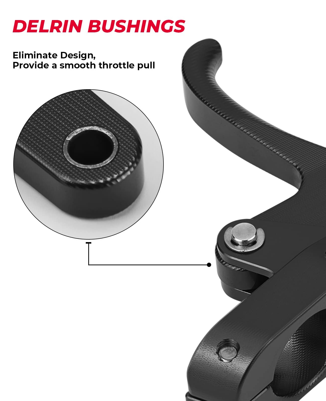 KEMIMOTO Finger Throttle Jet Ski Black