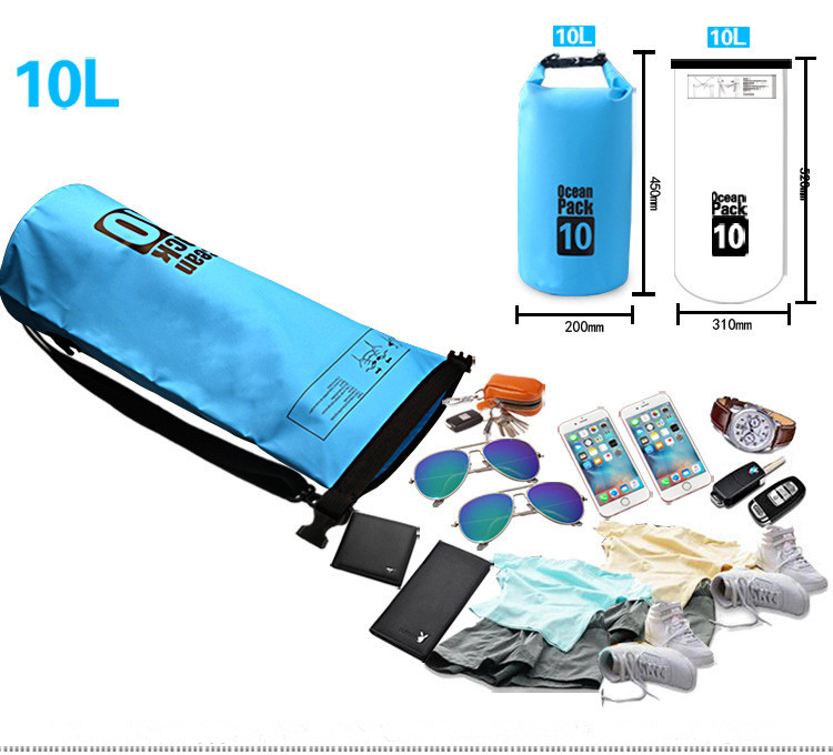 Floating Waterproof Dry Bag 10L/20L/30L, Roll Top Dry Sack Keeps Gear Dry Bags
