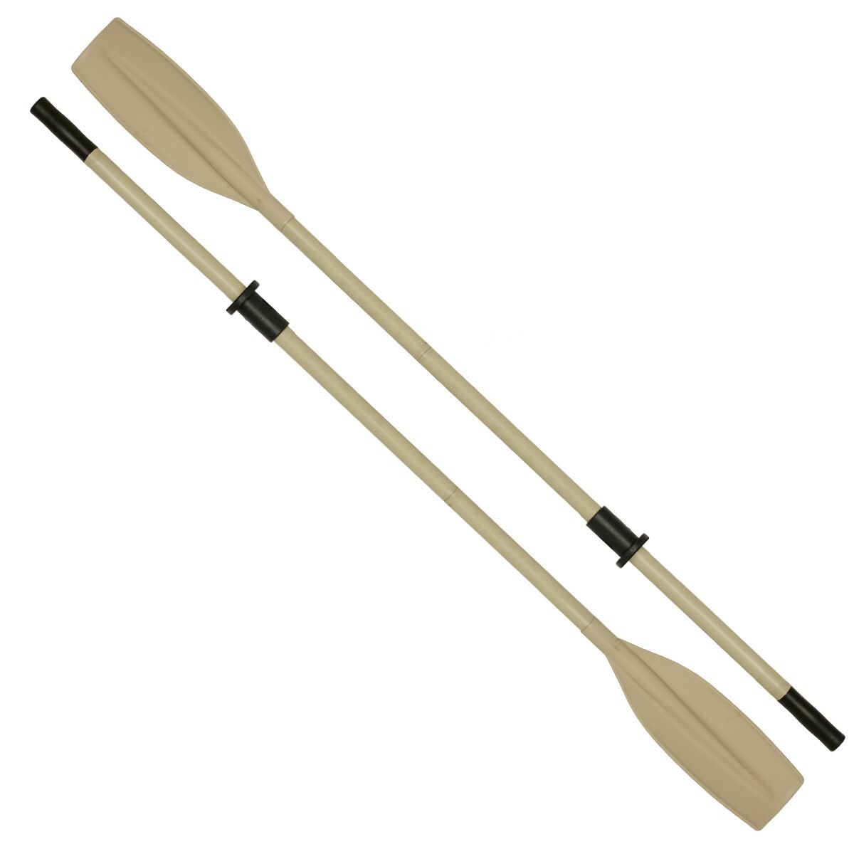 Heavy Duty Aluminum Oars Detachable with Rubber Oar Sleeve/Stopper -Length 8.5′