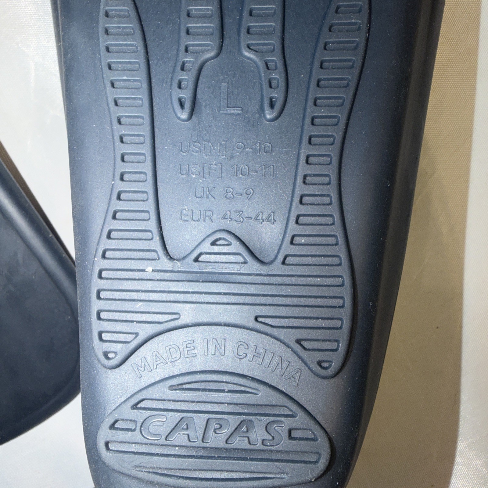 CAPAS Swim Training Fins L (US Male 9-10, US Female 10-11) Navy
