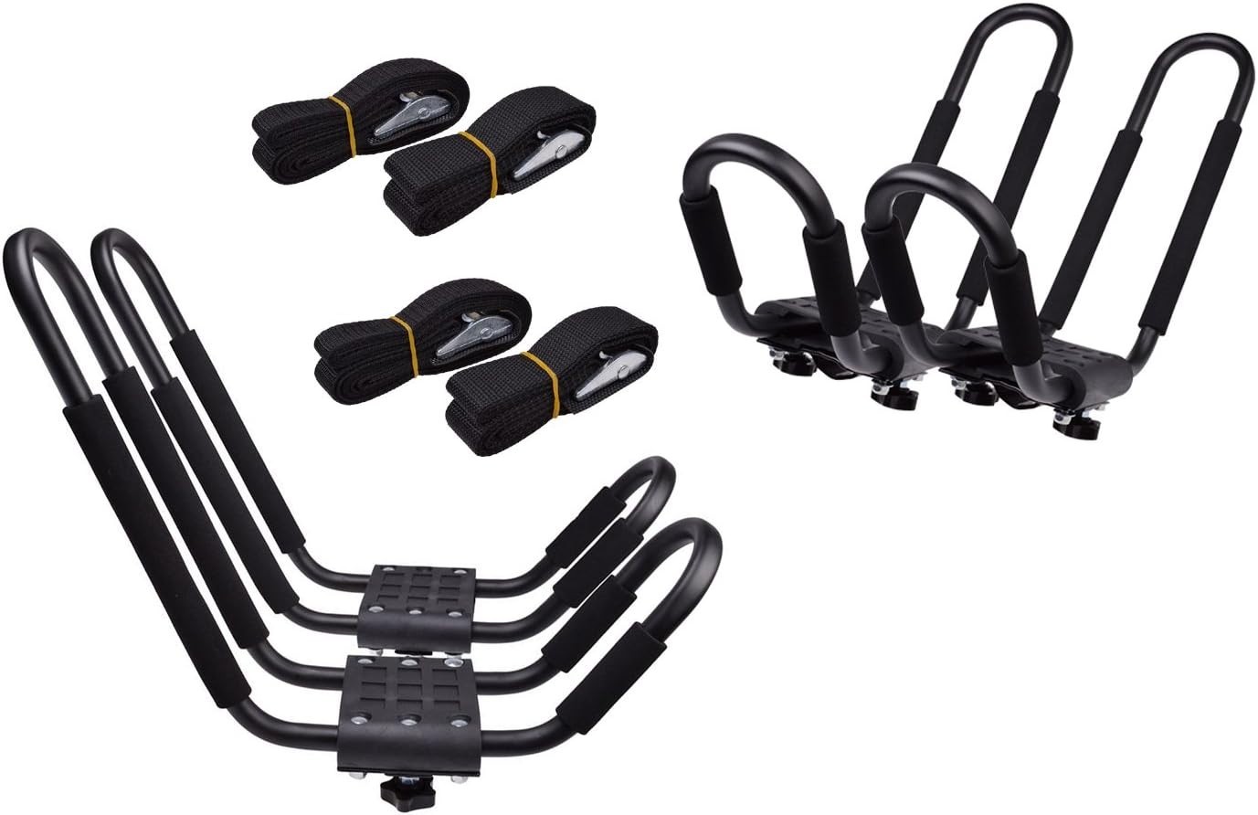 Dual Set Kayak Carriers with Straps – Universal Fit