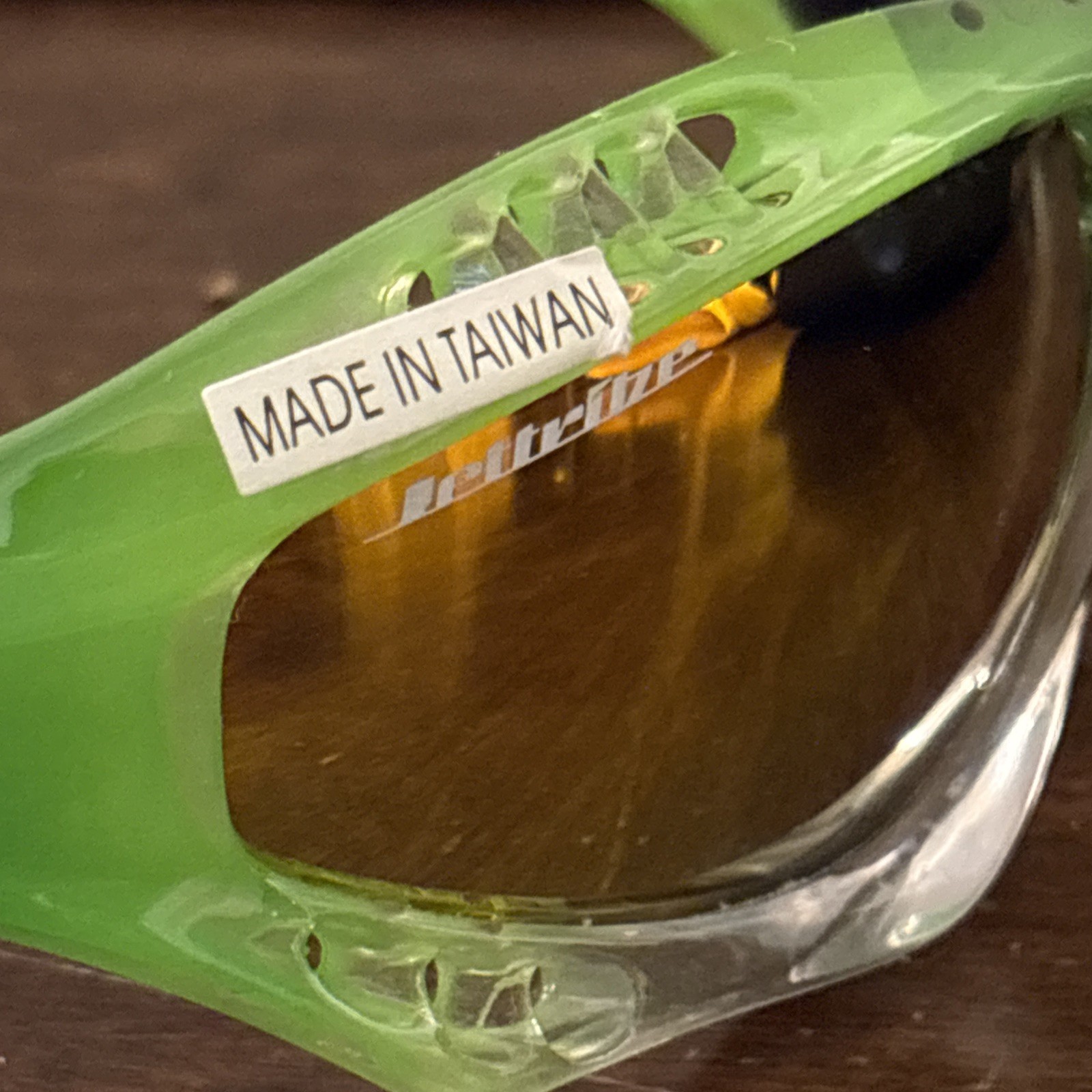 Pro Goggles Green Fade Frame/Revo Lens Sunglasses PWC Jetski With Case