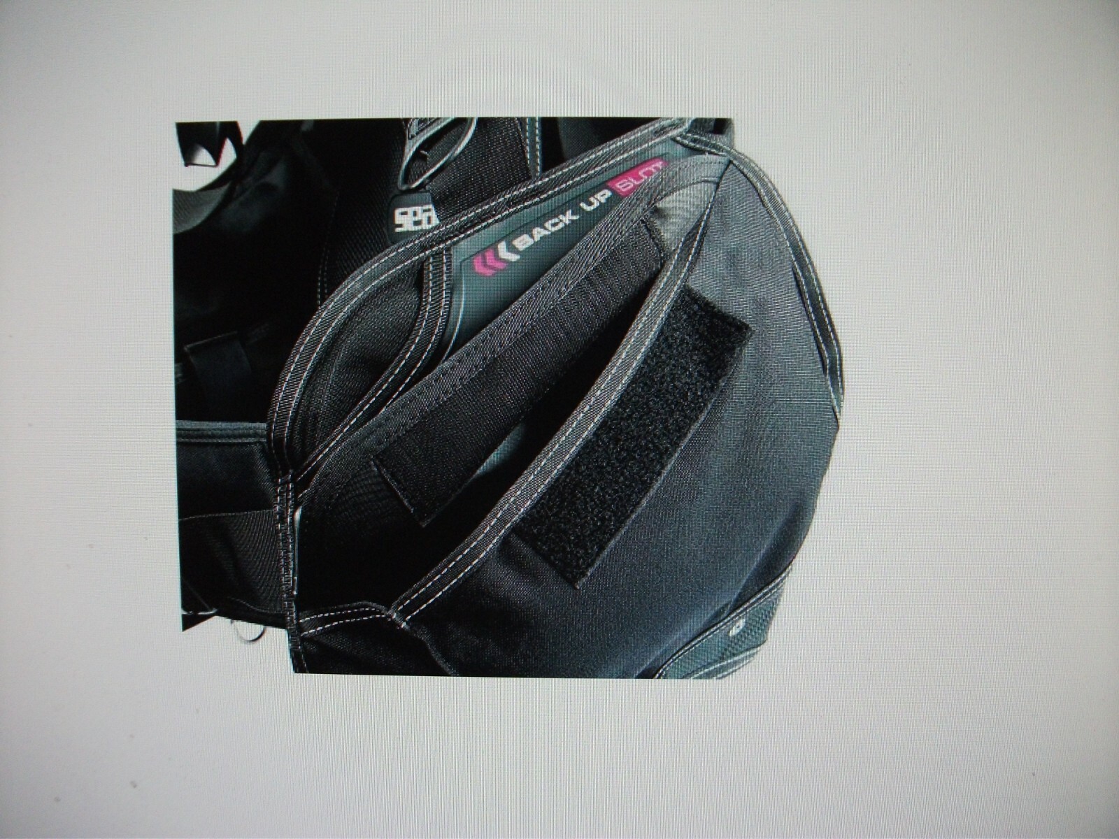 SEAC Ego Scuba Diving BCD, Black/Red – Size XXS