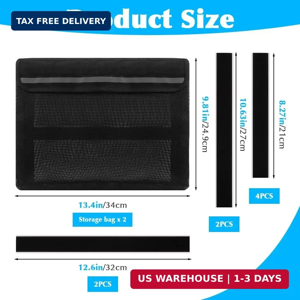 2PCS Boat 13″*9.8″ Storage Mesh Bag,Marine Organizer for Tools & Boats Accessori